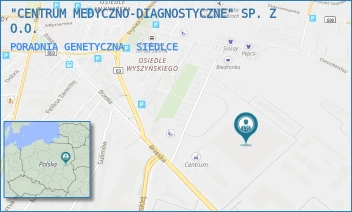 PORADNIA GENETYCZNA - "CENTRUM MEDYCZNO-DIAGNOSTYCZNE" SP. Z O.O. - KLEEBERGA 2,  SIEDLCE