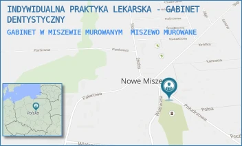 GABINET W MISZEWIE MUROWANYM - INDYWIDUALNA PRAKTYKA LEKARSKA - GABINET DENTYSTYCZNY - POŁUDNIOWA 11 B,  MISZEWO MUROWANE