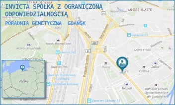 PORADNIA GENETYCZNA - INVICTA SPÓŁKA Z OGRANICZONĄ ODPOWIEDZIALNOŚCIĄ - UL. RAJSKA 10,  GDAŃSK