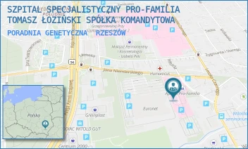 PORADNIA GENETYCZNA - SZPITAL SPECJALISTYCZNY PRO-FAMILIA TOMASZ ŁOZIŃSKI SPÓŁKA KOMANDYTOWA - UL. WITOLDA 6B,  RZESZÓW