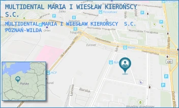 MULTIDENTAL MARIA I WIESŁAW KIEROŃSCY  S.C. - MULTIDENTAL MARIA I WIESŁAW KIEROŃSCY S.C. - PARTYZANCKA 10,  POZNAŃ-WILDA