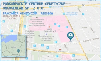 PRACOWNIA GENETYCZNA - PODKARPACKIE CENTRUM GENETYCZNE ONCOGENLAB SP. Z O.O. - UL. LESZKA CZARNEGO 4D, RZESZÓW
